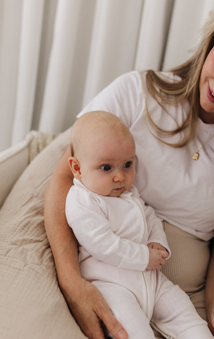 Theraline Muslin Maternity & Nursing Pillow - Sand Beige