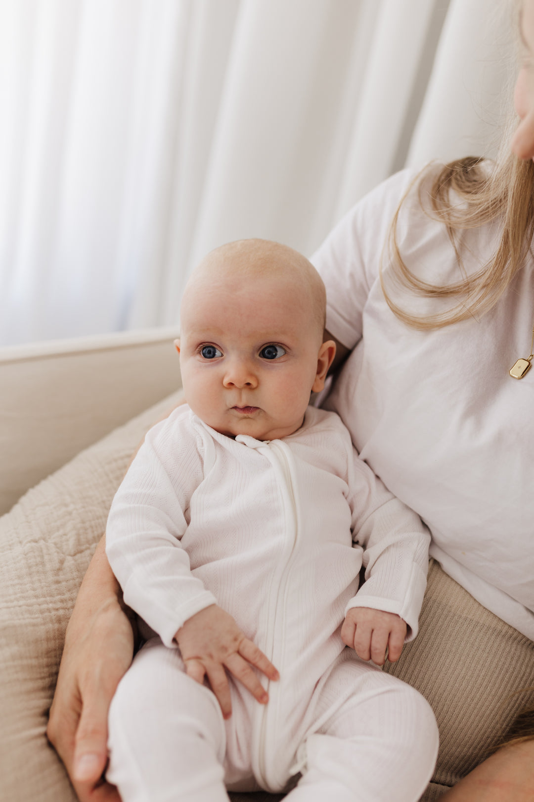 Theraline Muslin Maternity & Nursing Pillow - Sand Beige