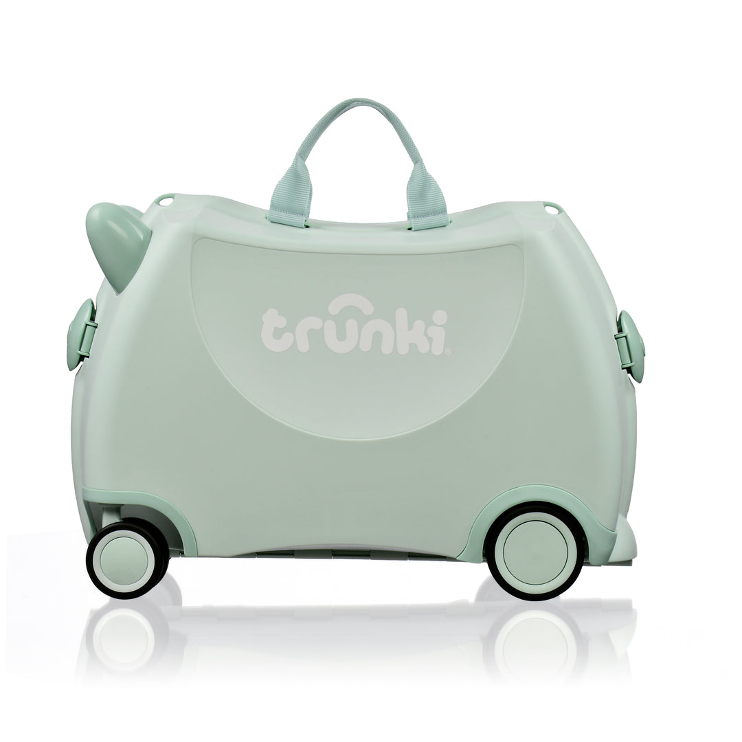 Trunki Glide Ride-on Luggage - Sage Green