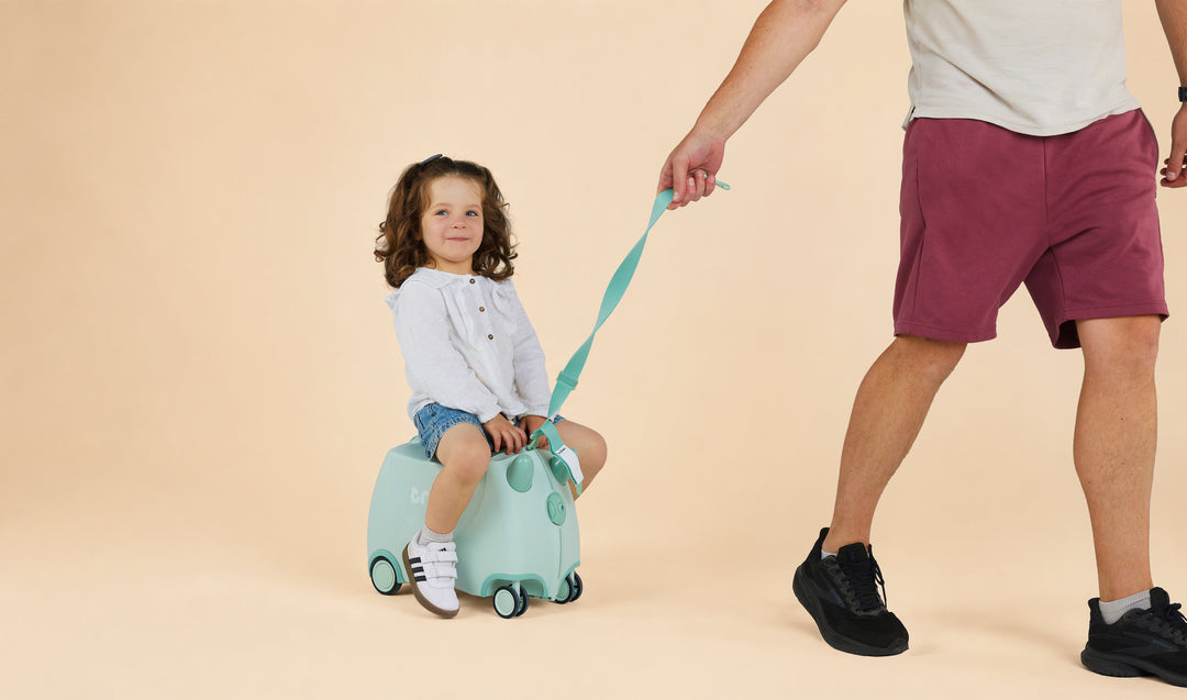 Trunki Glide Ride-on Luggage - Sage Green