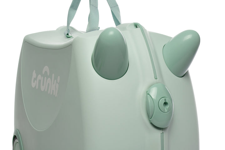 Trunki Glide Ride-on Luggage - Sage Green