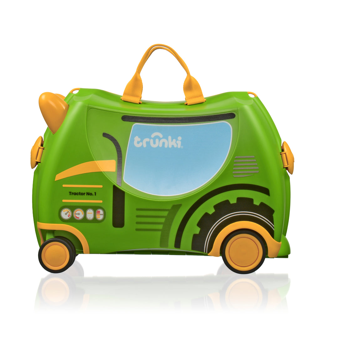 Trunki Glide Ride-on Luggage - Tilly the Tractor