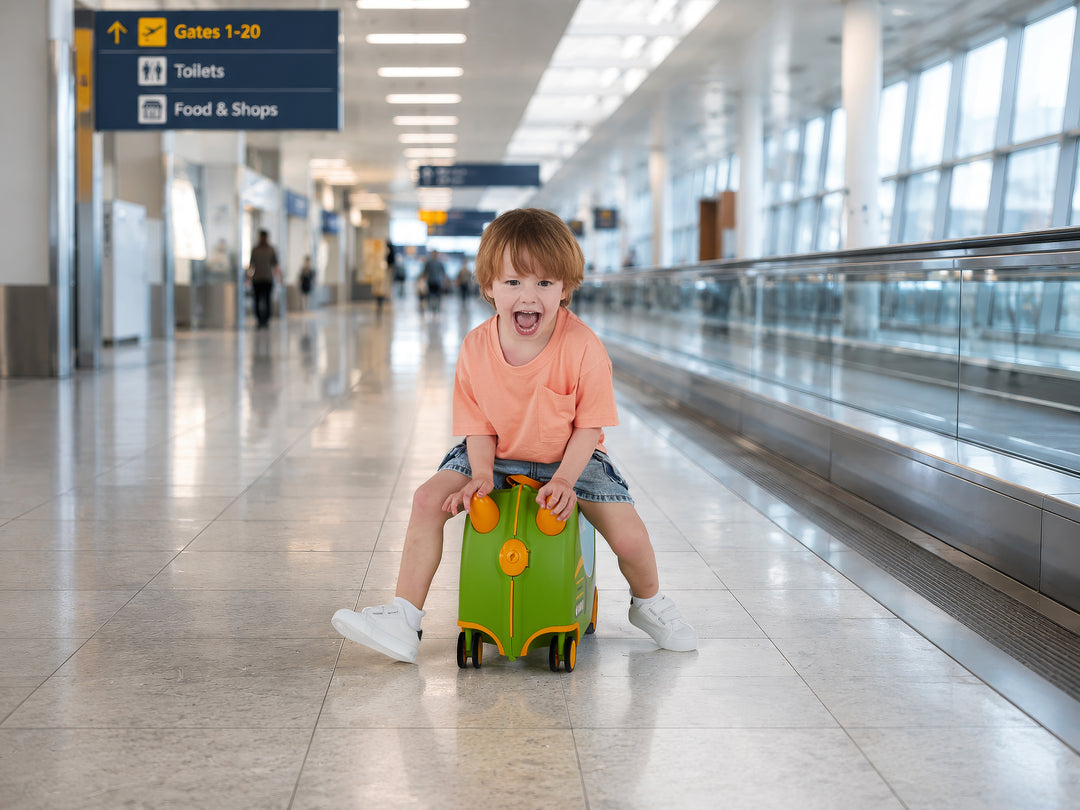 Trunki Glide Ride-on Luggage - Tilly the Tractor