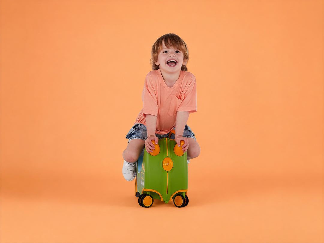 Trunki Glide Ride-on Luggage - Tilly the Tractor