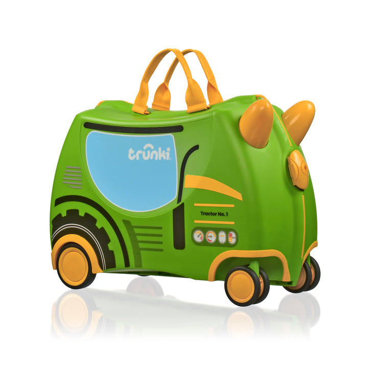 Trunki Glide Ride-on Luggage - Tilly the Tractor