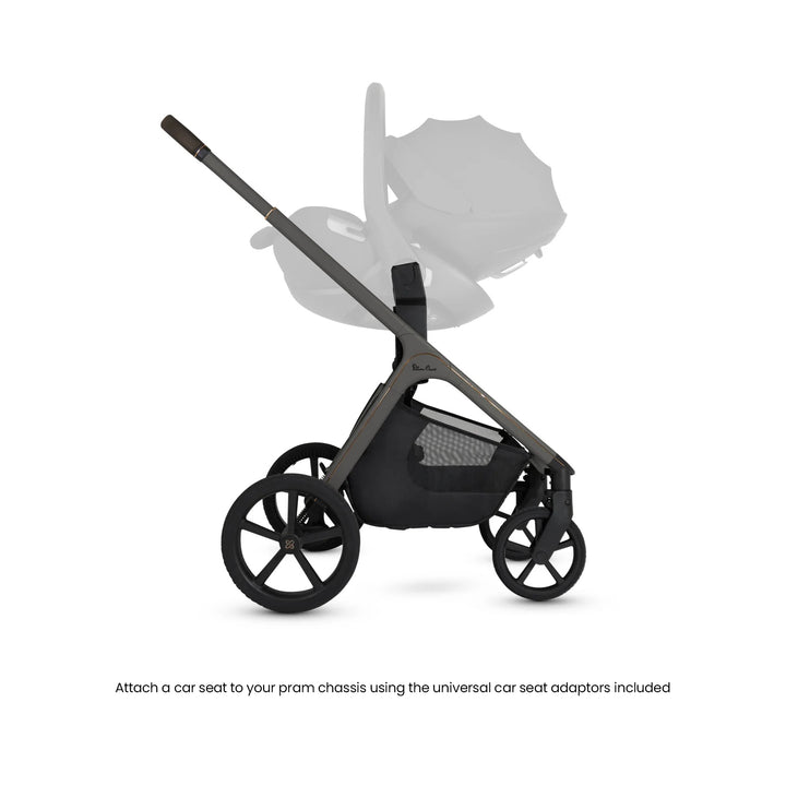 Silver Cross Cove with Carrycot (6 Piece) - Pewter