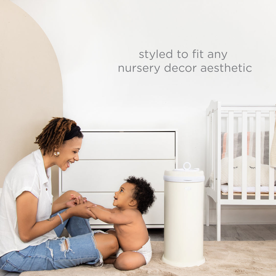 Ubbi Nappy Pail - Matte Ivory