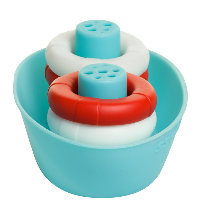 Ubbi Boat and Buoys bath toy