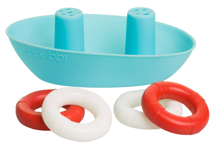 Ubbi Boat and Buoys bath toy
