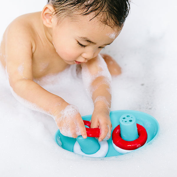 Ubbi Boat and Buoys bath toy