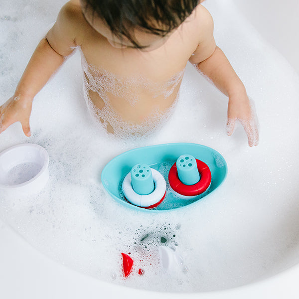 Ubbi Boat and Buoys bath toy