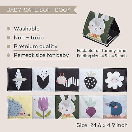 TAF Toys Bunny Pram Book - *Poly bag packaging only