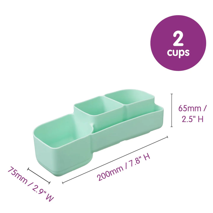 B.Box Silicone Bento Tray lunchbox - confetti