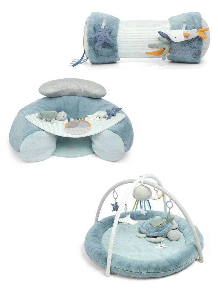 Mamas & Papas Playmat Bundle (3 Pieces) - Welcome to the World Blue