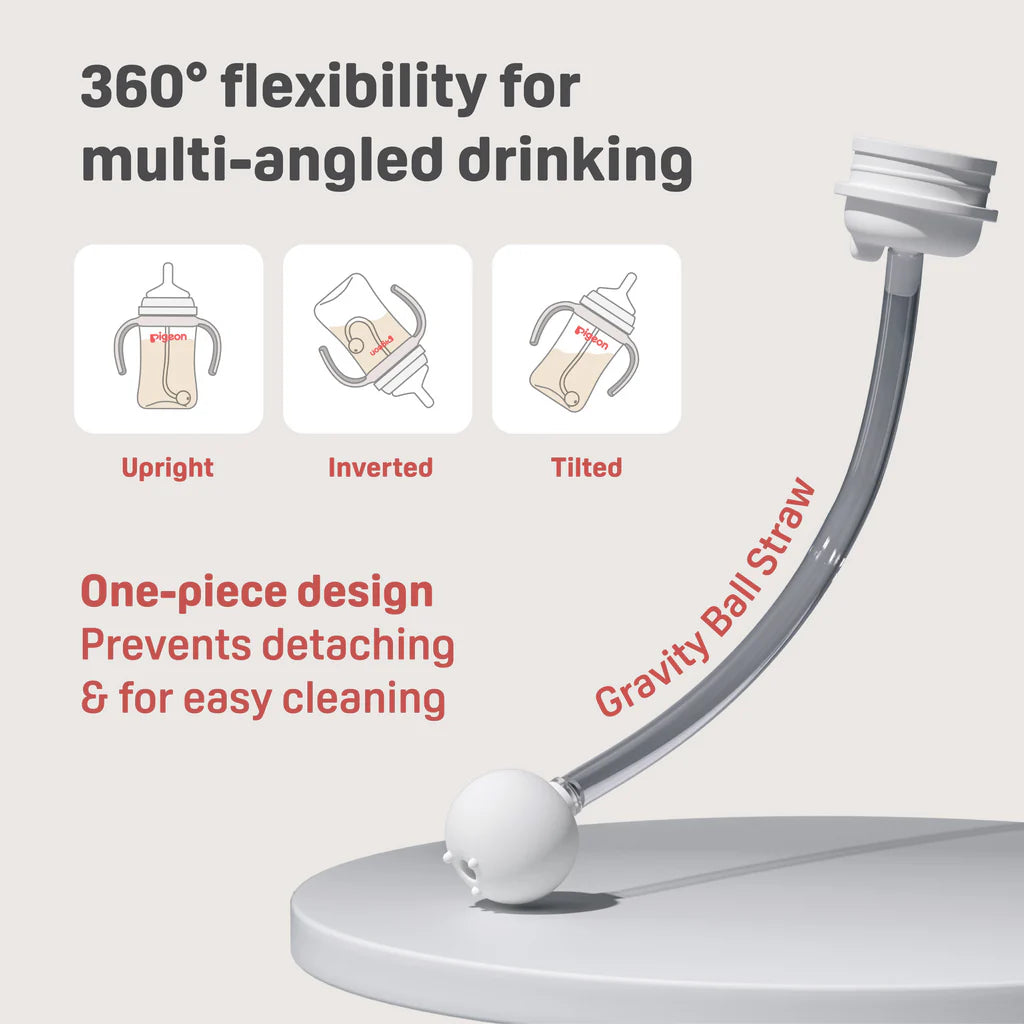 Pigeon SOFTOUCH STEP-UP STRAW BOTTLE SET