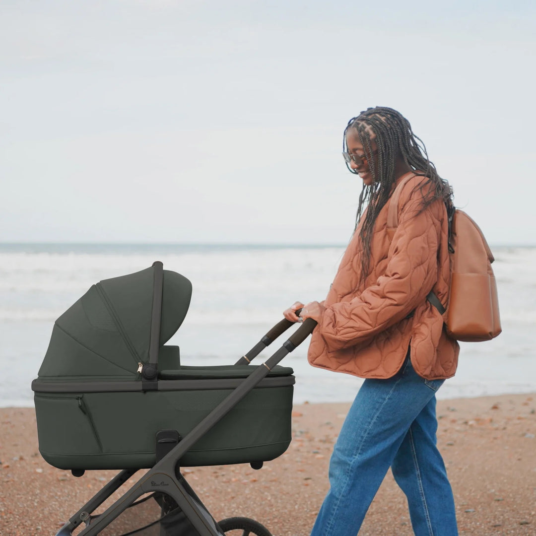 Silver Cross Cove with Carrycot (6 Piece) - Pewter