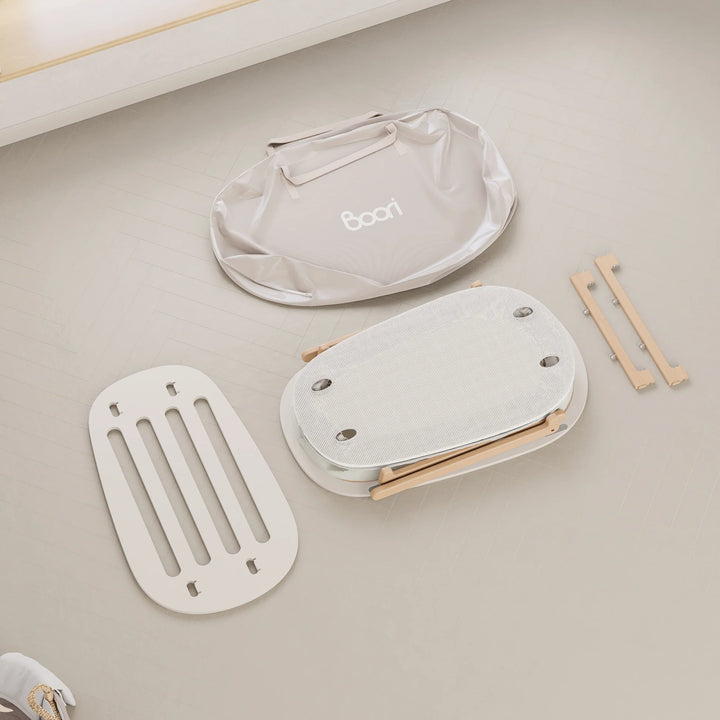 Boori Nest Easy-store Compact Cot (Airflow Mattress included)( B-NTSCCOFMAT/SWBH)