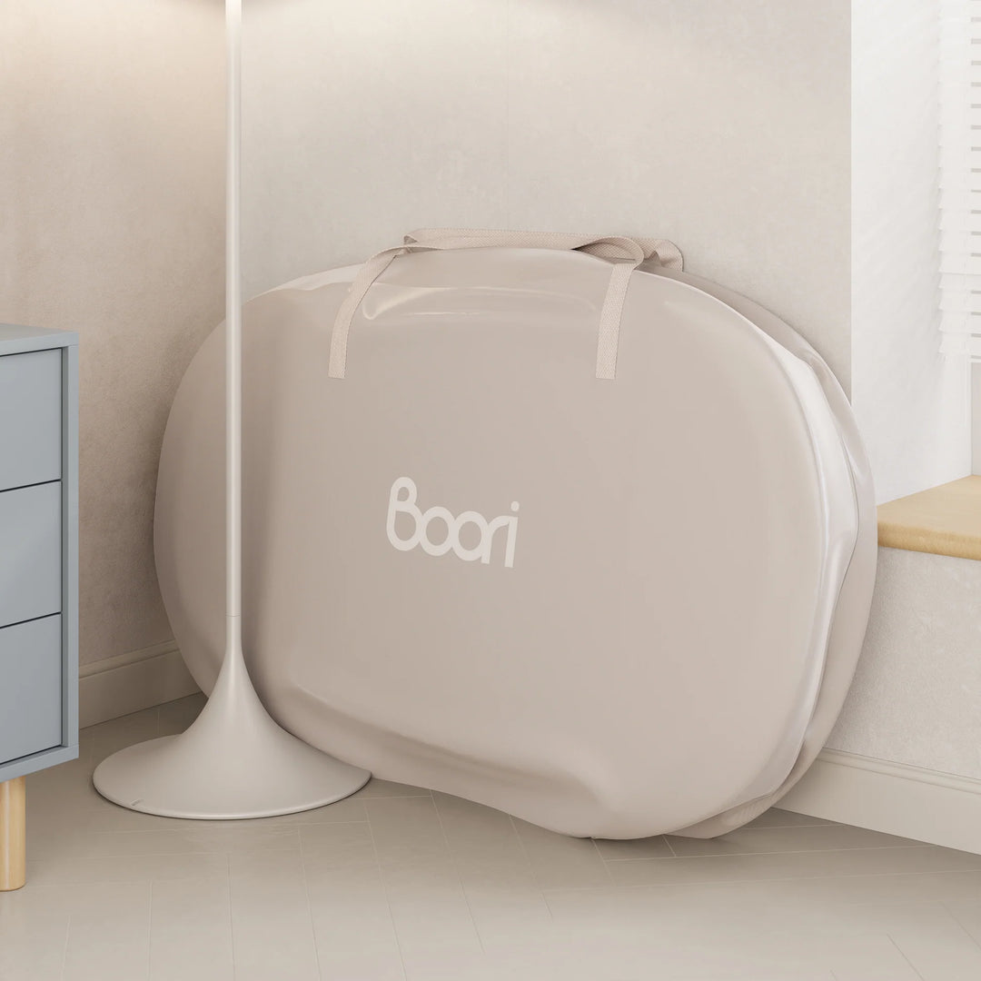 Boori Nest Easy-store Compact Cot (Airflow Mattress included)( B-NTSCCOFMAT/SWBH)