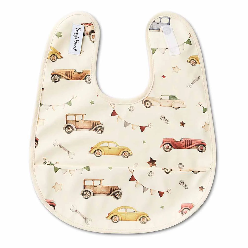 Snuggle Bib Waterproof - Vintage Cars