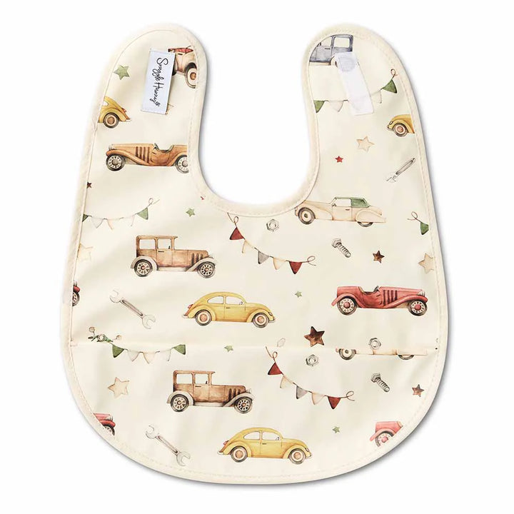Snuggle Bib Waterproof - Vintage Cars