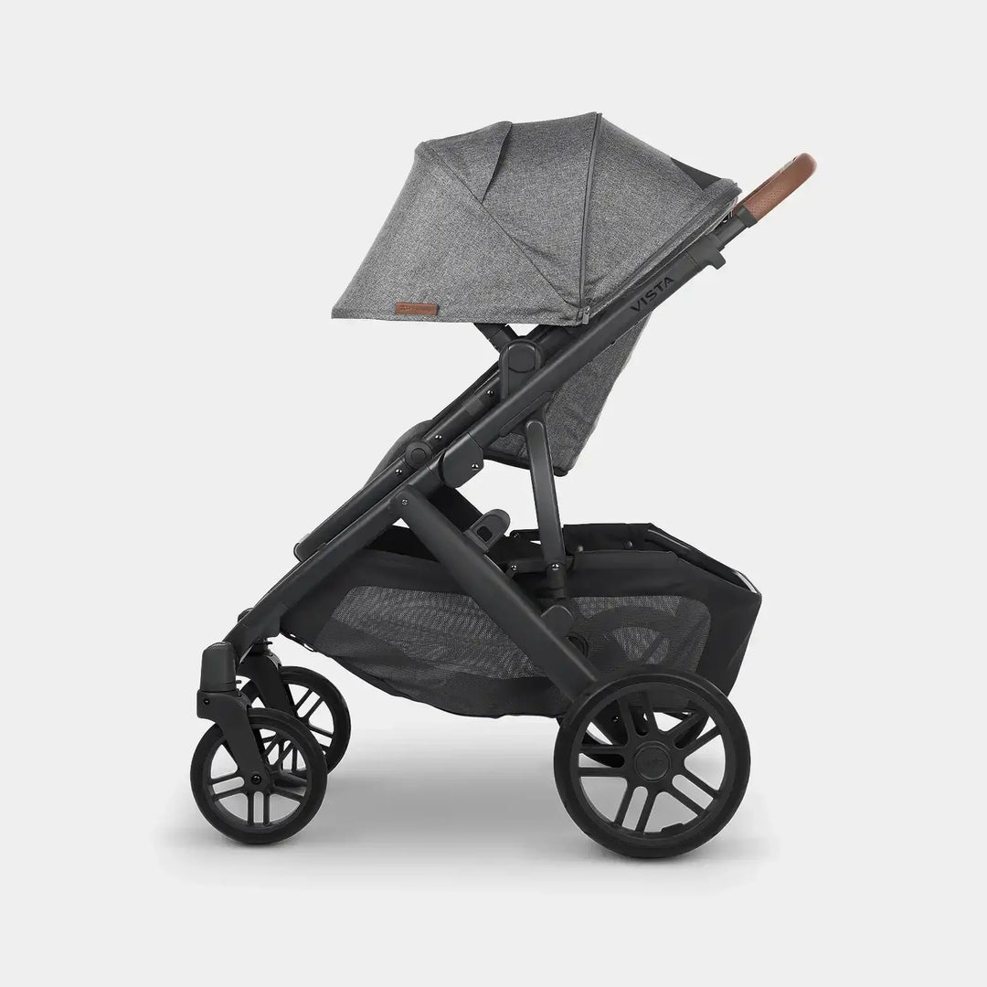 UPPAbaby VISTA V2 With Bassinet - Charcoal Melange/Carbon (Greyson)
