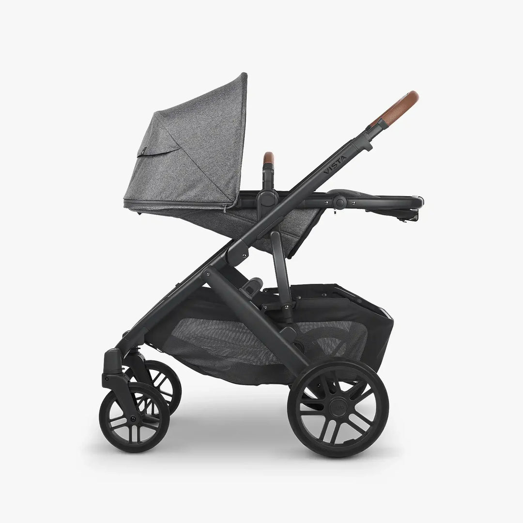 UPPAbaby VISTA V2 With Bassinet - Charcoal Melange/Carbon (Greyson)