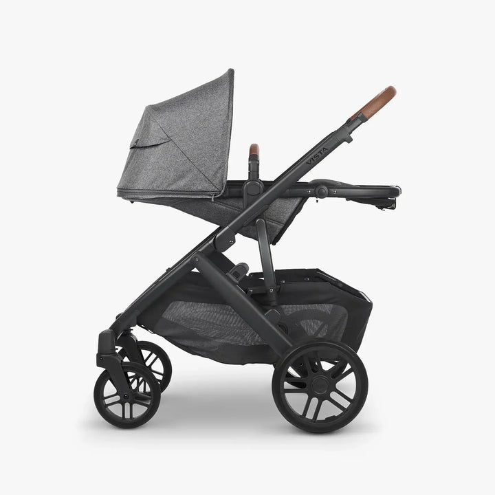 UPPAbaby VISTA V2 With Bassinet - Charcoal Melange/Carbon (Greyson)