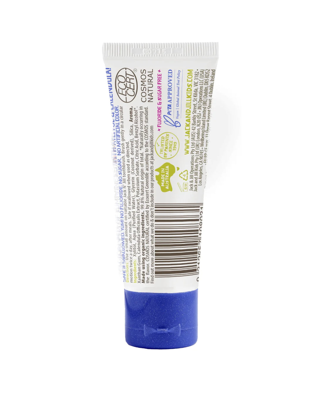 J N'J Toothpaste Organic - Bubblegum