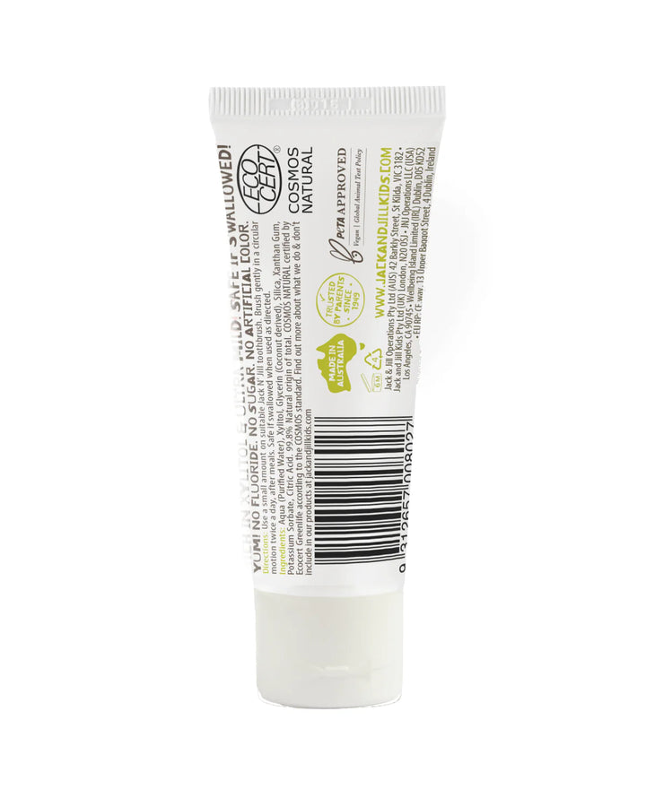 J N'J Toothpaste Organic - Flavour Free