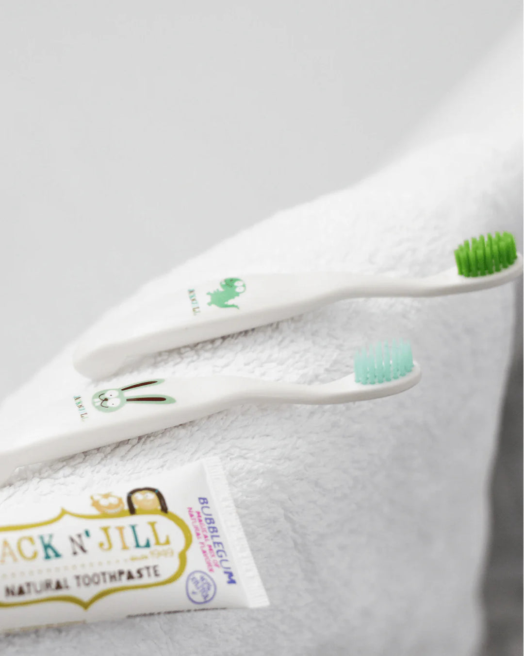 Jack N' Jill Bio Toothbrush - White/Dino Print