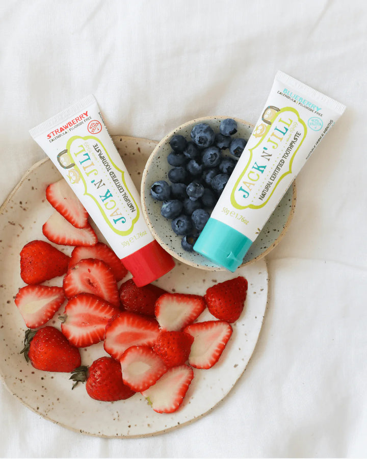 J N'J Toothpaste Organic - Strawberry