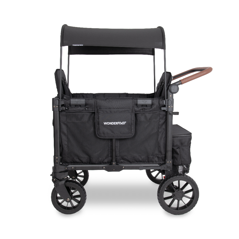 Wonderfold W2 Luxe Pro Stroller Wagon - Jet Black
