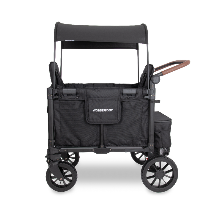 Wonderfold W2 Luxe Pro Stroller Wagon - Jet Black