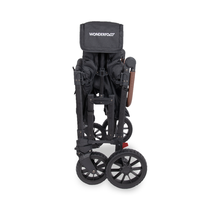 Wonderfold W4 Luxe Pro Stroller Wagon - Jet Black