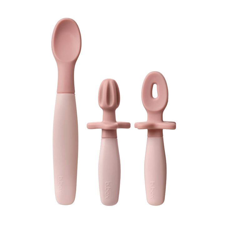 B.Box Weaning Cutlery Trio - blush