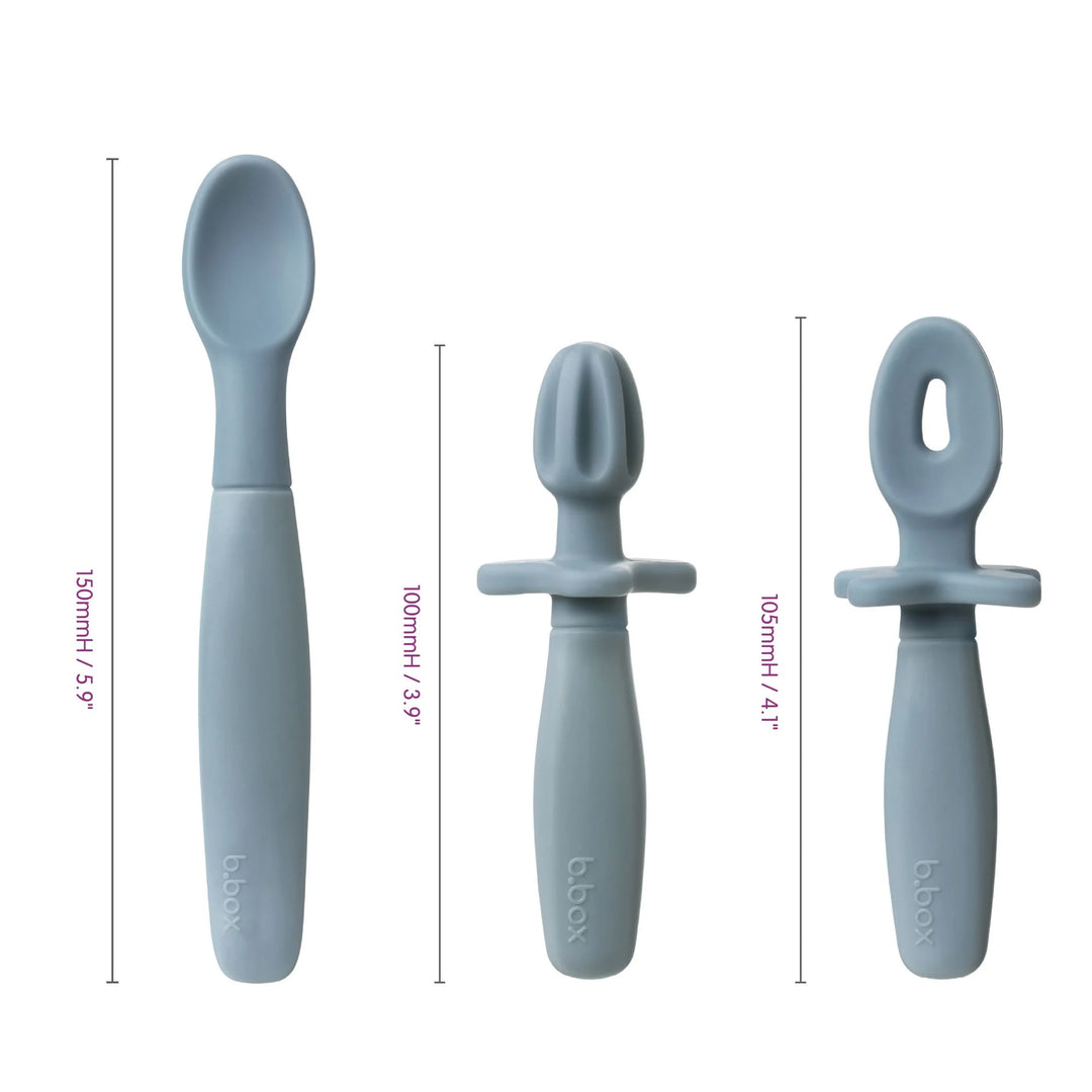 B.Box Weaning Cutlery Trio - ocean