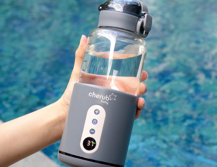 Cherub Baby ANYWHERE PORTABLE BOTTLE WARMER PRO - SLATE