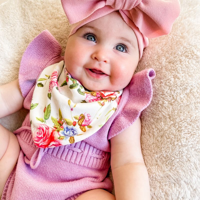 All4Ella Bandana bibs 2pk - Rose