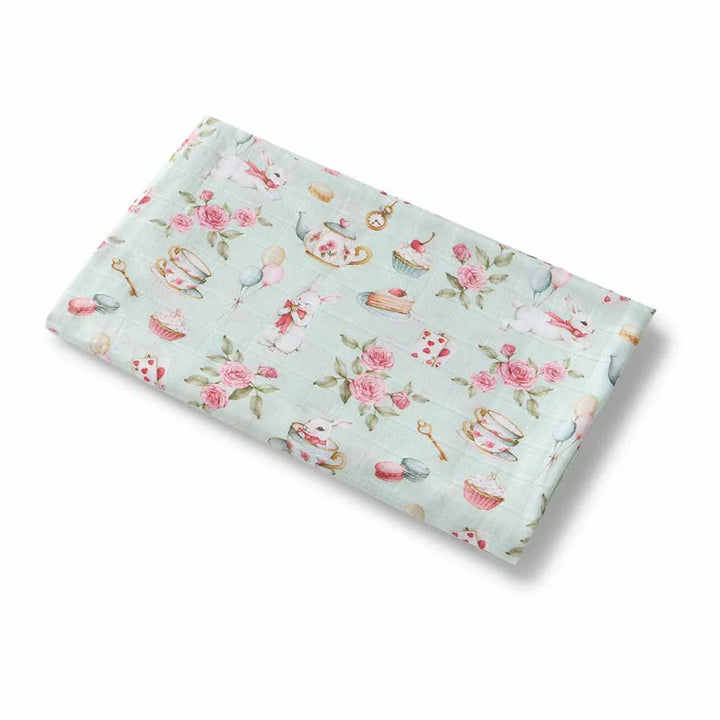 Organic Muslin Wrap - White Rabbit