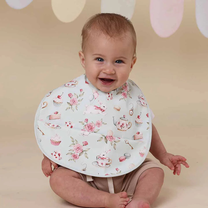 Snuggle Bib Waterproof - White Rabbit