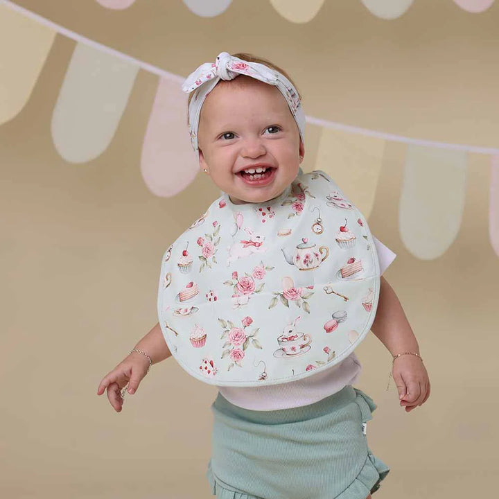 Snuggle Bib Waterproof - White Rabbit