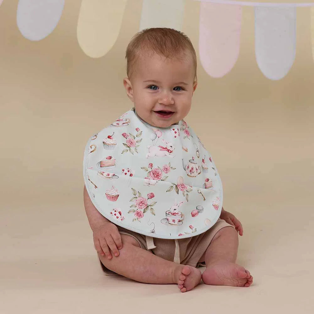 Snuggle Bib Waterproof - White Rabbit