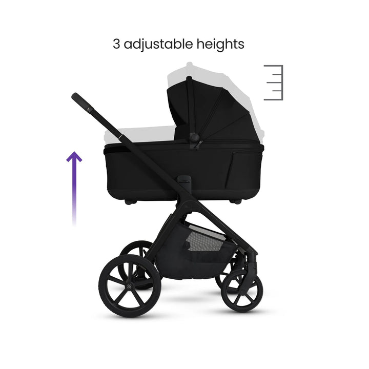 Silver Cross Cove with Carrycot (6 Piece) - Onyx