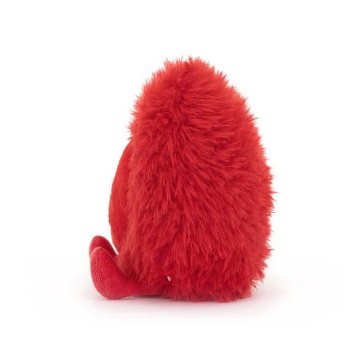 Jellycat Amuseables Beatie Heart Large Red & Black 7x19x17cm