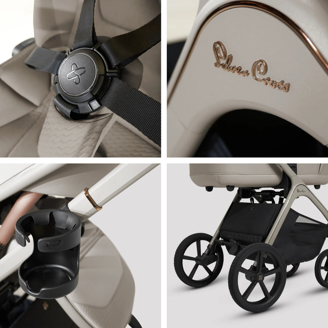 Silver Cross Cove with Carrycot (6 Piece) - Champagne