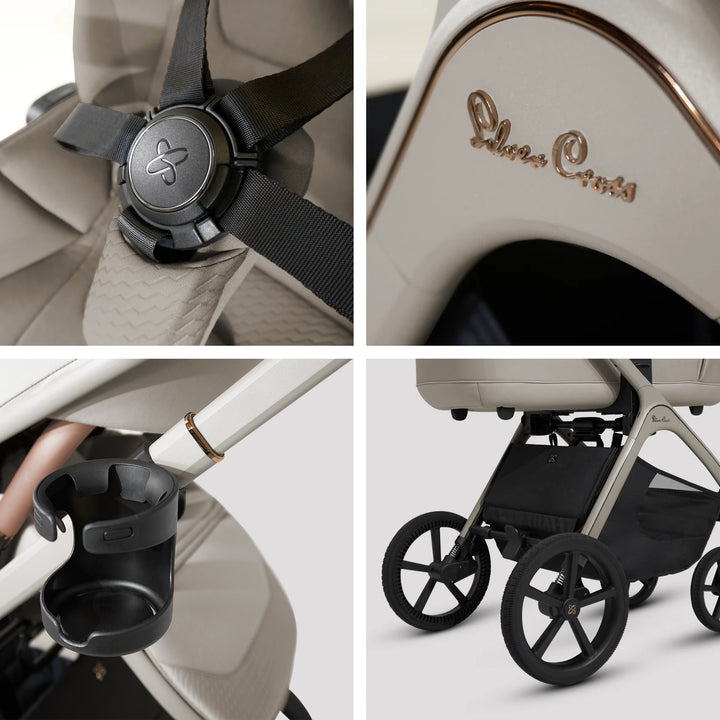 Silver Cross Cove with Carrycot (6 Piece) - Champagne