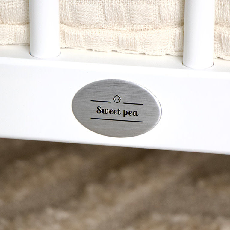 Sweet Pea Lucas compact cot Cocoa + Compact Foam Mattress (120x60x6cm)