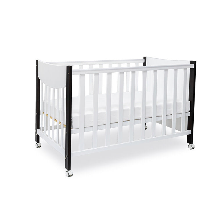 Sweet Pea Lucas compact cot Cocoa + Compact Foam Mattress (120x60x6cm)