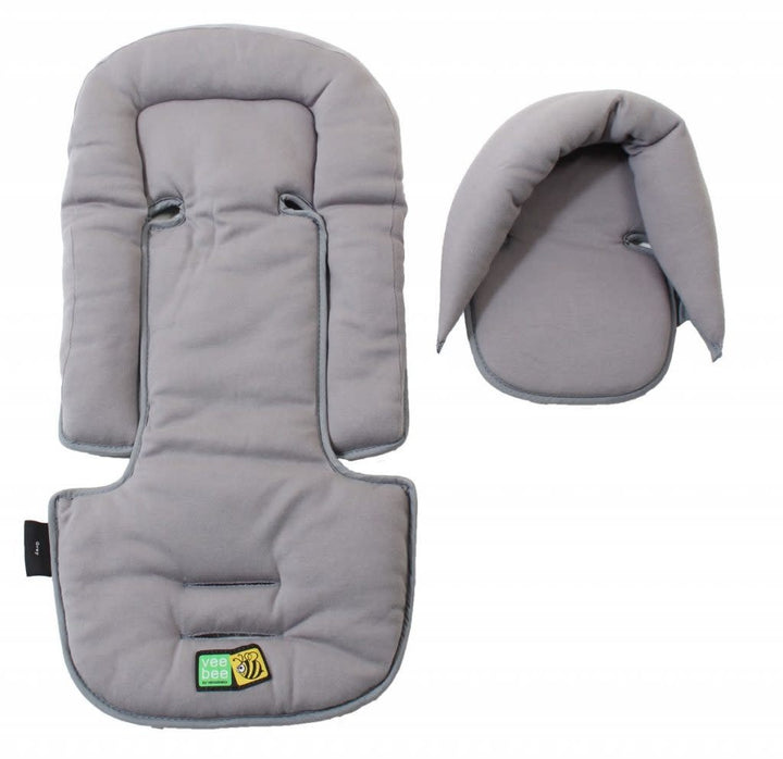 VeeBee Seatpad & Head Hugger-Grey(A701)