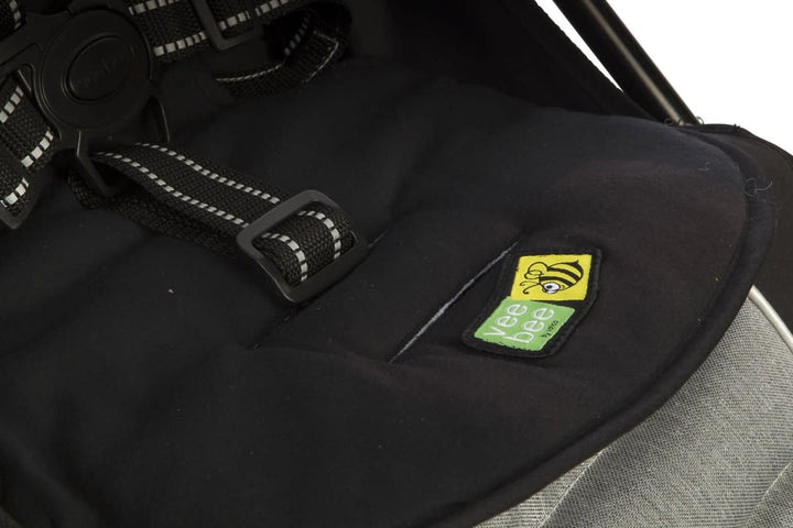 VeeBee Seatpad & Head Hugger-Black(A788)